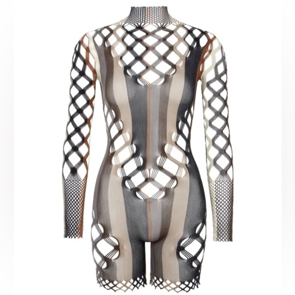 Poster Girl Bounty Playsuit Oyster Stripe